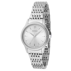 Montres Prestige by Invicta Silver-Tone Ladies Watch Illumating Hands MPW0001